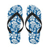 Plumeria Pattern Print Design PM013 Flip Flops-JorJune