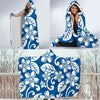 Plumeria Pattern Print Design PM013 Hooded Blanket-JORJUNE.COM