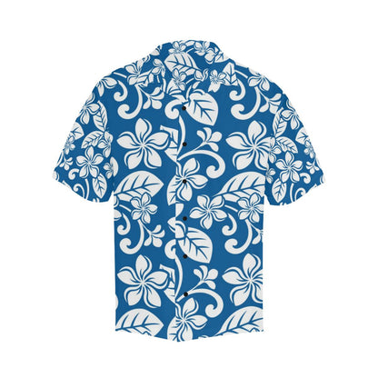 Plumeria Pattern Print Design PM013 Men Hawaiian Shirt-JorJune