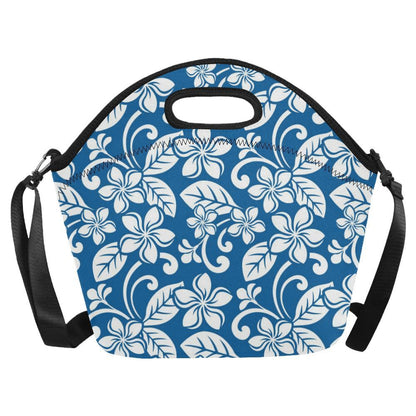 Plumeria Pattern Print Design PM013 Neoprene Lunch Bag-JorJune