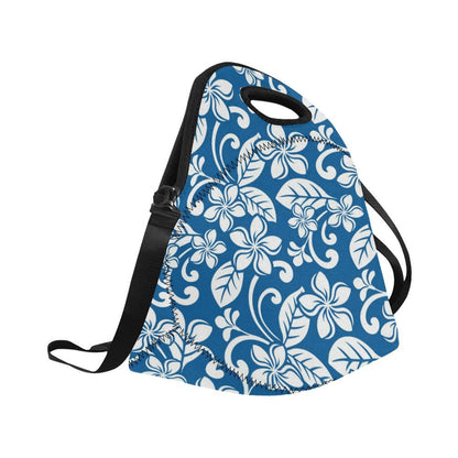 Plumeria Pattern Print Design PM013 Neoprene Lunch Bag-JorJune