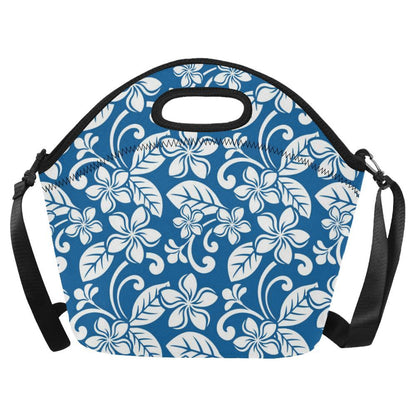 Plumeria Pattern Print Design PM013 Neoprene Lunch Bag-JorJune