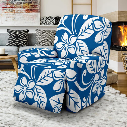 Plumeria Pattern Print Design PM013 Recliner Slipcover-JORJUNE.COM