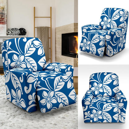 Plumeria Pattern Print Design PM013 Recliner Slipcover-JORJUNE.COM