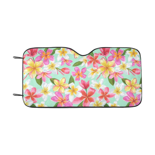 Plumeria Pattern Print Design PM014 Car Sun Shade-JorJune