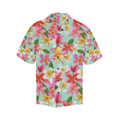 Plumeria Pattern Print Design PM014 Men Hawaiian Shirt-JorJune