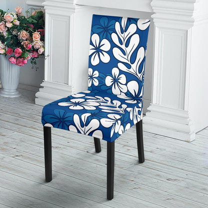 Plumeria Pattern Print Design PM015 Dining Chair Slipcover-JORJUNE.COM