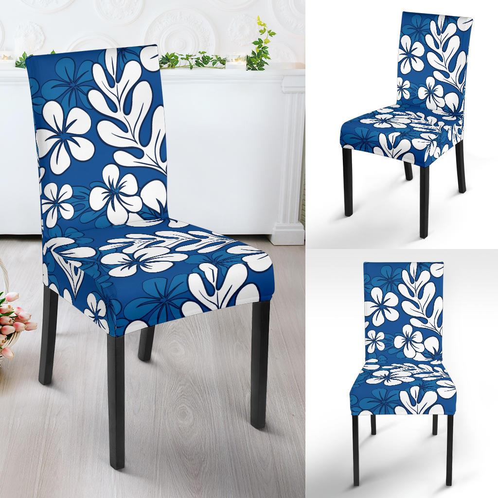 Plumeria Pattern Print Design PM015 Dining Chair Slipcover-JORJUNE.COM