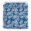 Plumeria Pattern Print Design PM015 Duvet Cover Bedding Set-JORJUNE.COM