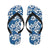 Plumeria Pattern Print Design PM015 Flip Flops-JorJune