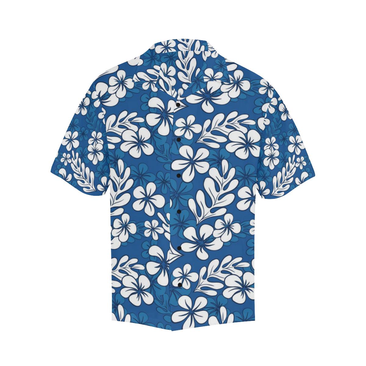 Plumeria Pattern Print Design PM015 Men Hawaiian Shirt-JorJune