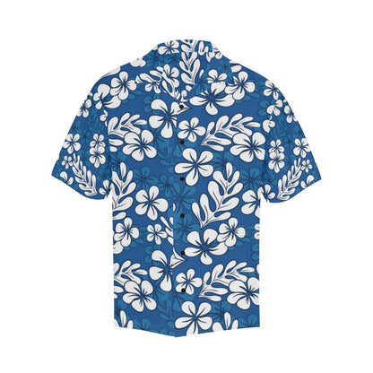Plumeria Pattern Print Design PM015 Men Hawaiian Shirt-JorJune