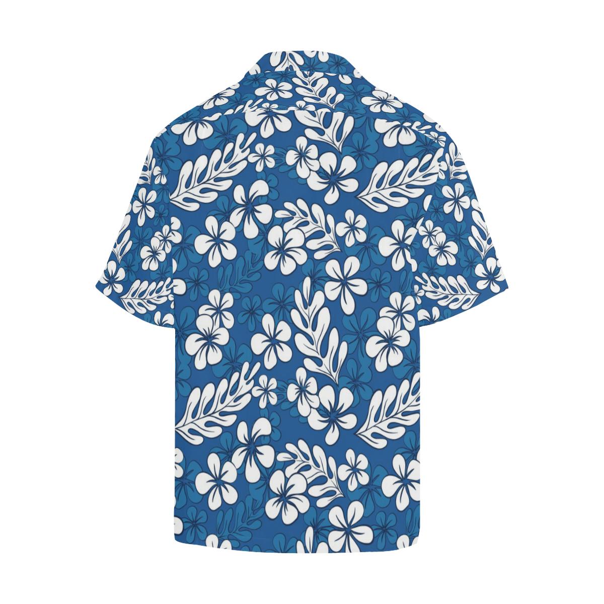 Plumeria Pattern Print Design PM015 Men Hawaiian Shirt-JorJune
