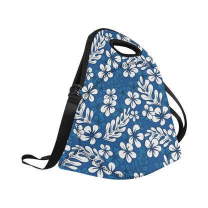 Plumeria Pattern Print Design PM015 Neoprene Lunch Bag-JorJune