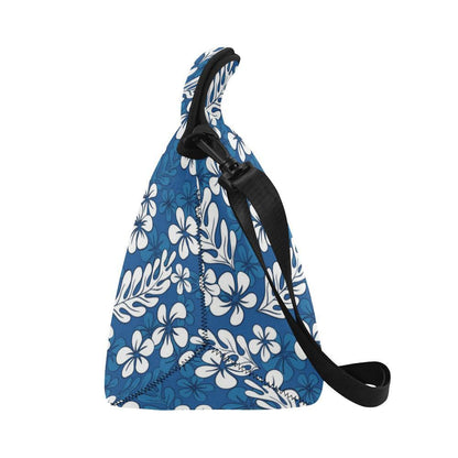Plumeria Pattern Print Design PM015 Neoprene Lunch Bag-JorJune