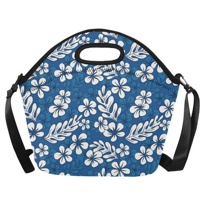 Plumeria Pattern Print Design PM015 Neoprene Lunch Bag-JorJune