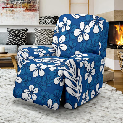 Plumeria Pattern Print Design PM015 Recliner Slipcover-JORJUNE.COM