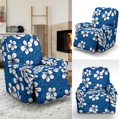 Plumeria Pattern Print Design PM015 Recliner Slipcover-JORJUNE.COM