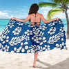 Plumeria Pattern Print Design PM015 Sarong Pareo Wrap-JORJUNE.COM