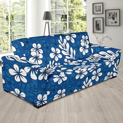 Plumeria Pattern Print Design PM015 Sofa Slipcover-JORJUNE.COM