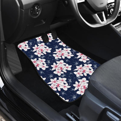 Plumeria Pattern Print Design PM017 Car Floor Mats-JORJUNE.COM