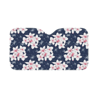 Plumeria Pattern Print Design PM017 Car Sun Shade-JorJune