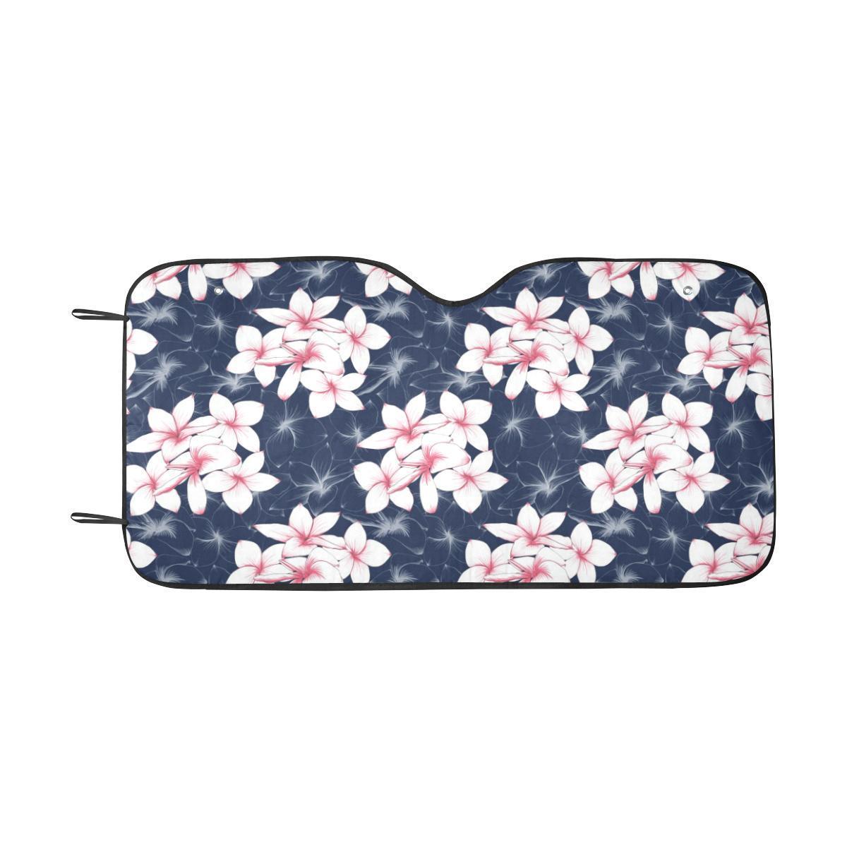 Plumeria Pattern Print Design PM017 Car Sun Shade-JorJune
