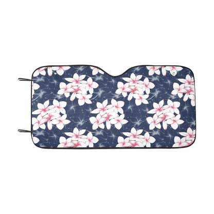 Plumeria Pattern Print Design PM017 Car Sun Shade-JorJune