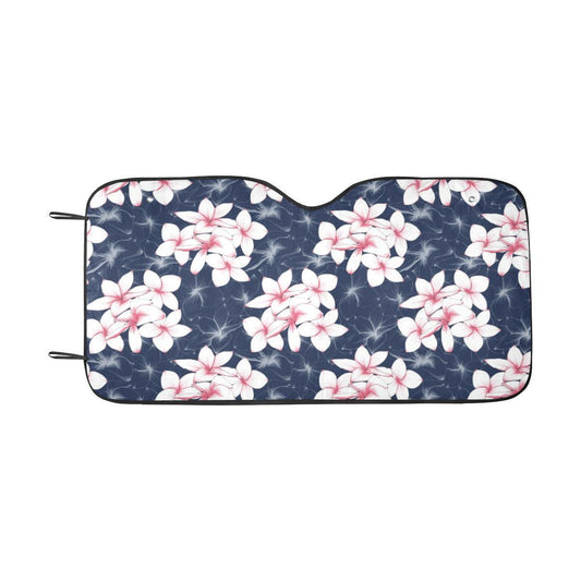 Plumeria Pattern Print Design PM017 Car Sun Shade-JorJune