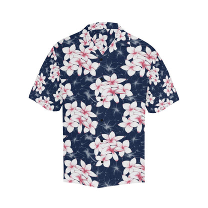 Plumeria Pattern Print Design PM017 Men Hawaiian Shirt-JorJune