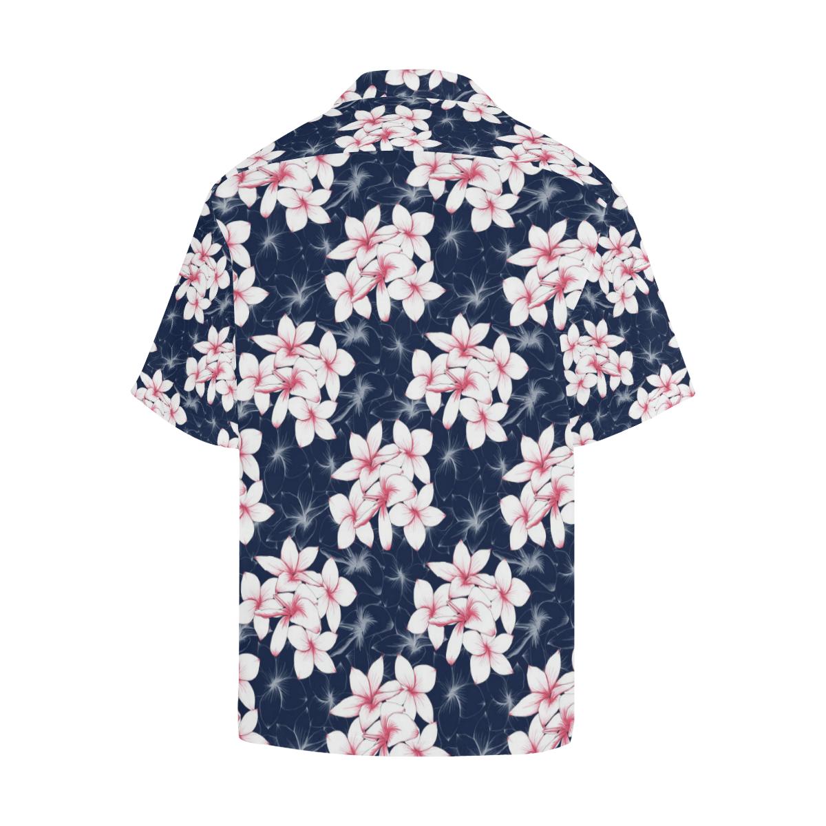 Plumeria Pattern Print Design PM017 Men Hawaiian Shirt-JorJune