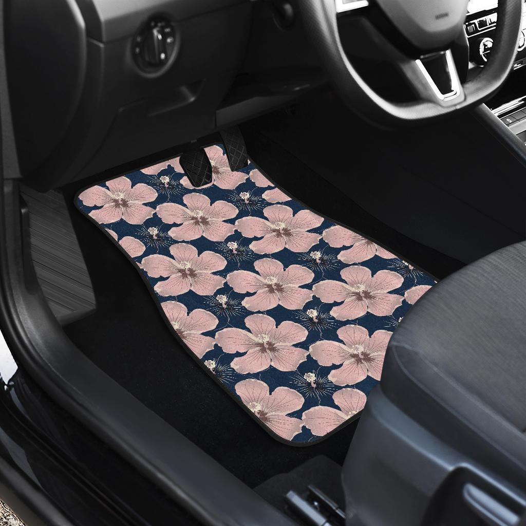 Plumeria Pattern Print Design PM018 Car Floor Mats-JORJUNE.COM