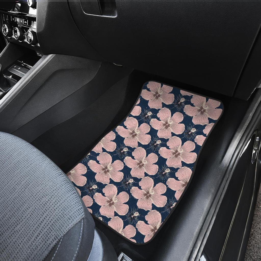 Plumeria Pattern Print Design PM018 Car Floor Mats-JORJUNE.COM