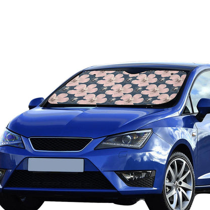 Plumeria Pattern Print Design PM018 Car Sun Shade-JorJune