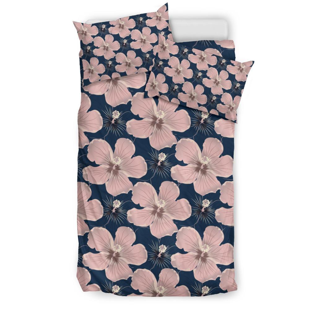 Plumeria Pattern Print Design PM018 Duvet Cover Bedding Set-JORJUNE.COM