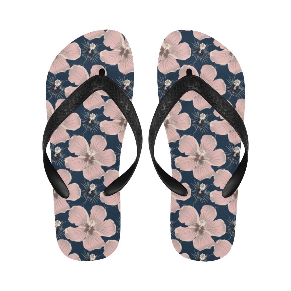 Plumeria Pattern Print Design PM018 Flip Flops-JorJune