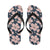 Plumeria Pattern Print Design PM018 Flip Flops-JorJune