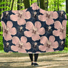 Plumeria Pattern Print Design PM018 Hooded Blanket-JORJUNE.COM