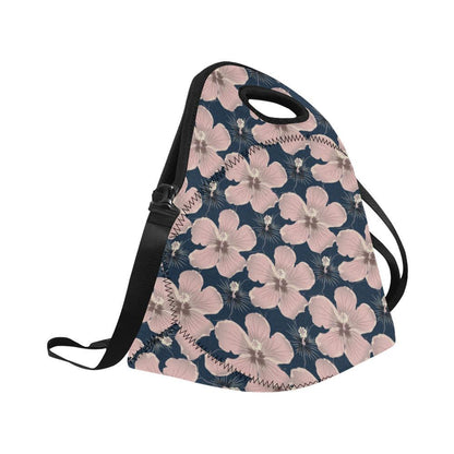 Plumeria Pattern Print Design PM018 Neoprene Lunch Bag-JorJune