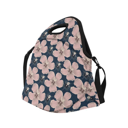 Plumeria Pattern Print Design PM018 Neoprene Lunch Bag-JorJune