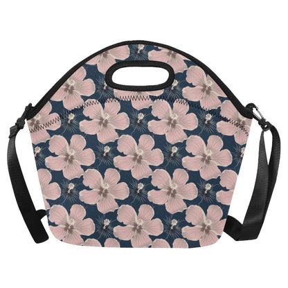 Plumeria Pattern Print Design PM018 Neoprene Lunch Bag-JorJune