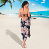 Plumeria Pattern Print Design PM018 Sarong Pareo Wrap-JORJUNE.COM