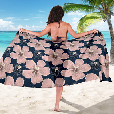 Plumeria Pattern Print Design PM018 Sarong Pareo Wrap-JORJUNE.COM