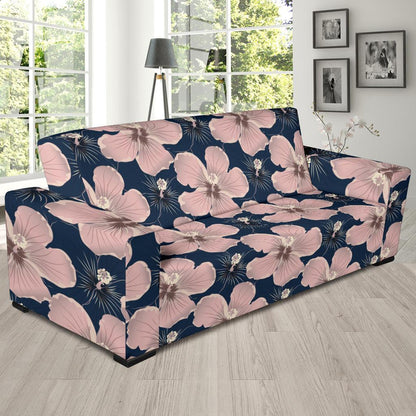 Plumeria Pattern Print Design PM018 Sofa Slipcover-JORJUNE.COM