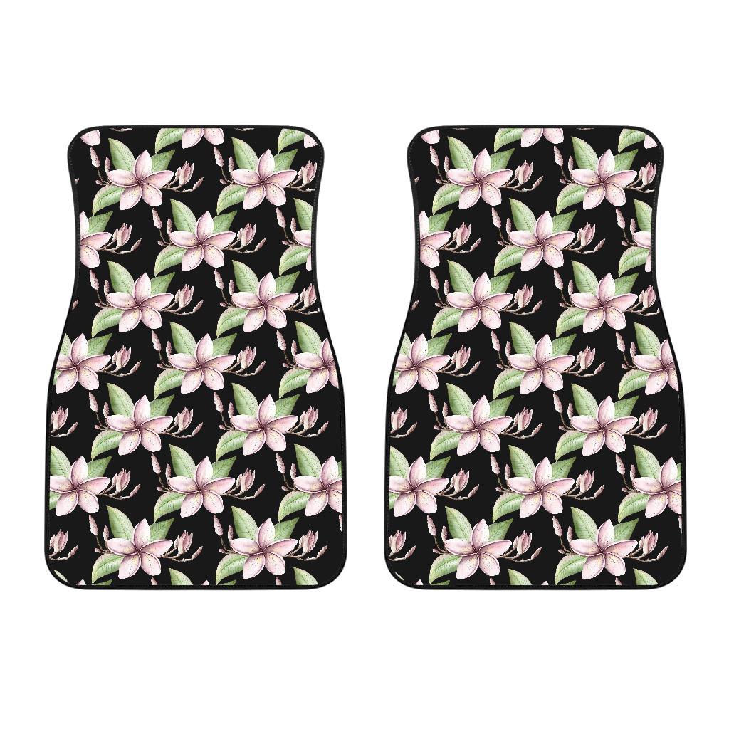 Plumeria Pattern Print Design PM02 Car Floor Mats-JORJUNE.COM