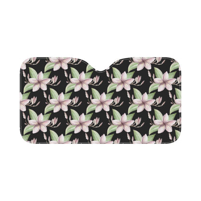Plumeria Pattern Print Design PM02 Car Sun Shade-JorJune