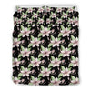 Plumeria Pattern Print Design PM02 Duvet Cover Bedding Set-JORJUNE.COM