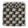 Plumeria Pattern Print Design PM02 Duvet Cover Bedding Set-JORJUNE.COM