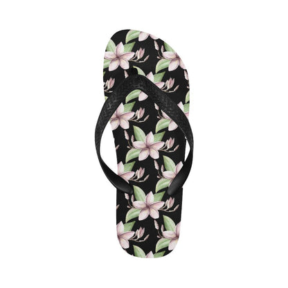Plumeria Pattern Print Design PM02 Flip Flops-JorJune