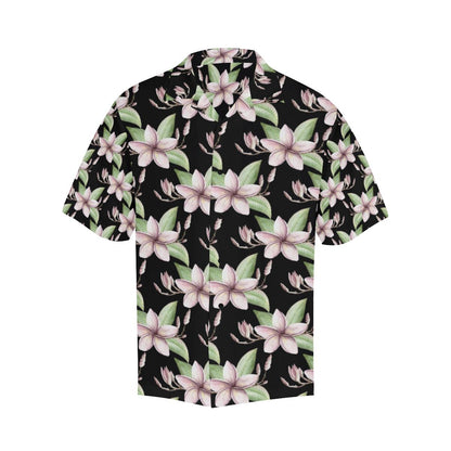 Plumeria Pattern Print Design PM02 Men Hawaiian Shirt-JorJune